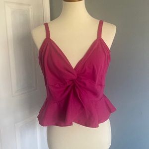 NWT Whitebirch XL Cropped Tank with adjustable straps